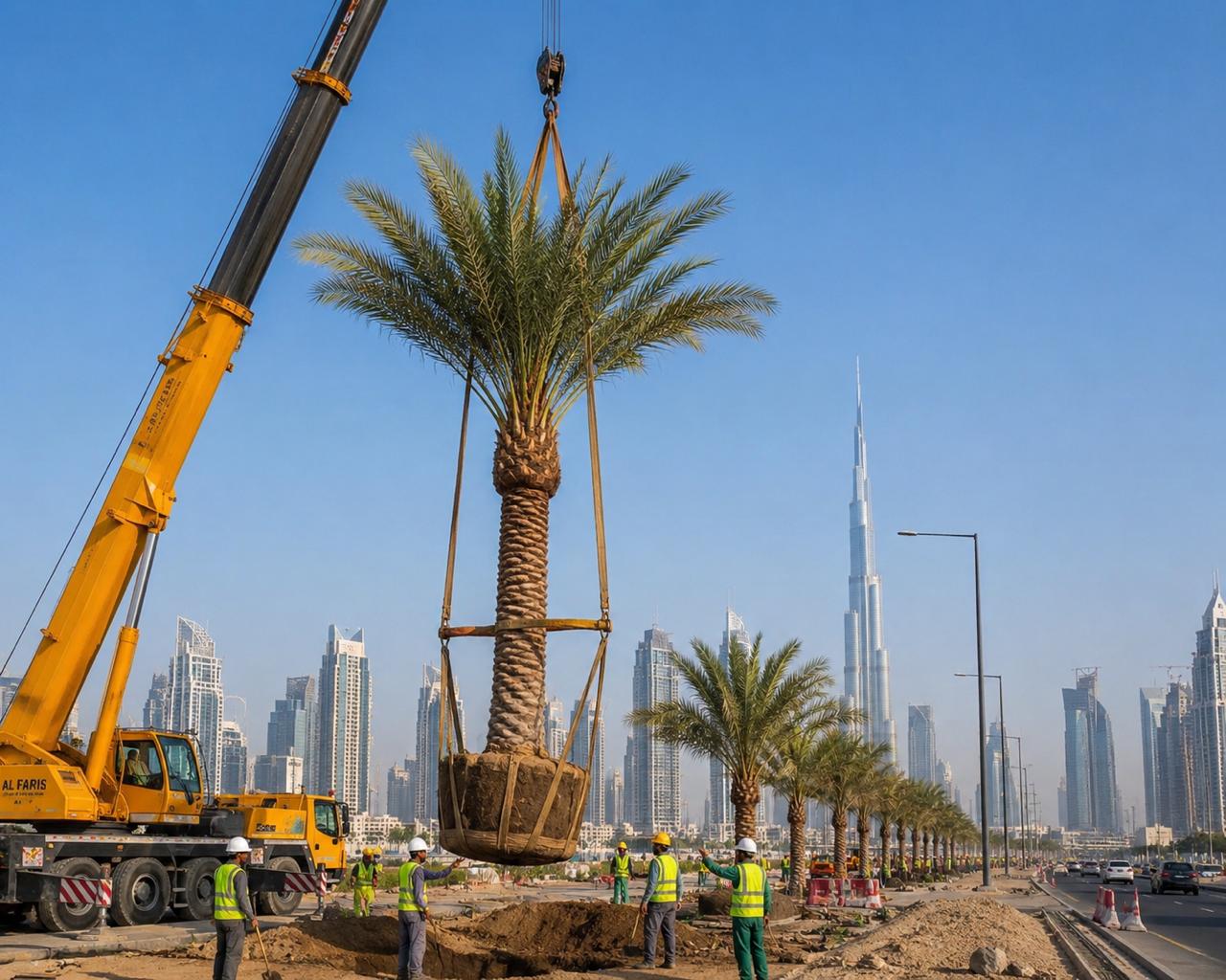 Palm Tree Landscaping Dubai